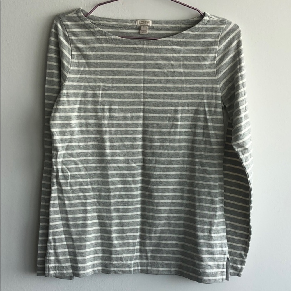 NWOT Grey Stripe T-shirt